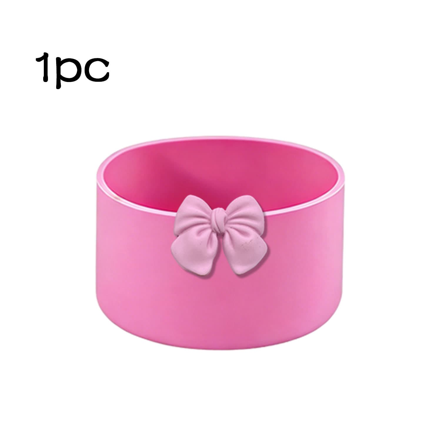 Bestseller Silicone Stanley Insulated Cup Sleeve Stanley Water Bottle Bottom Cover Bow Decorative Cup Holder Stock Wholesale