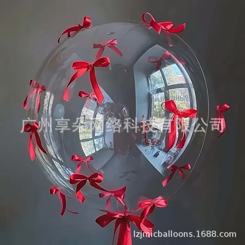 Bubble Balloon Wedding Room Atmosphere Decoration Wedding Pull Flower Decoration Wedding Aisle Guide Bedroom Table Float