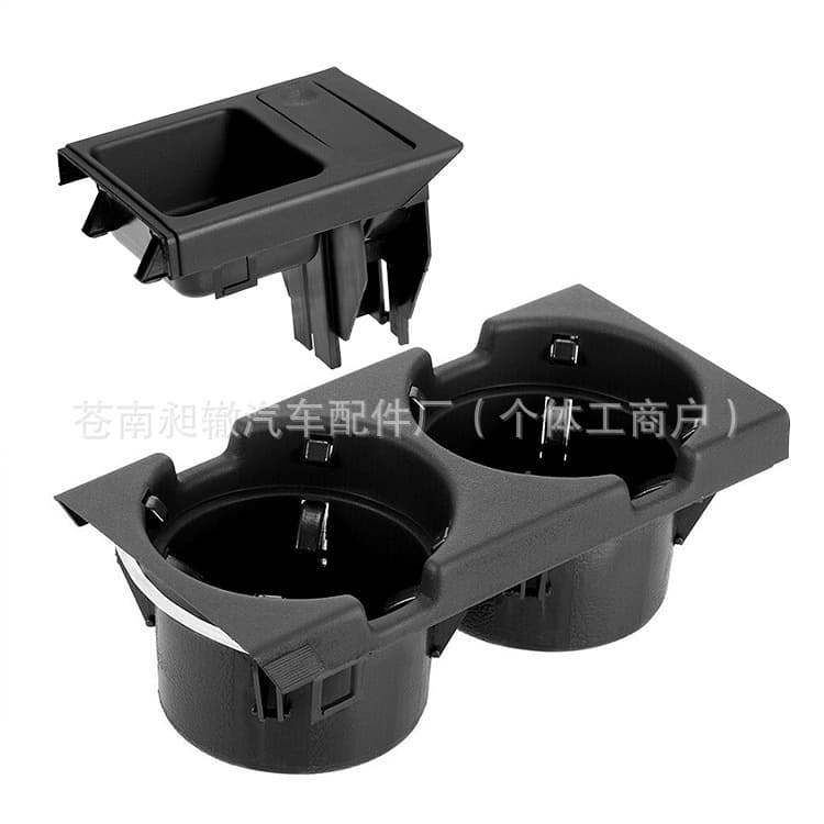 For BMW E46 3 Series 318 320 1998-2006 Cup Holder (Black) 51168217953