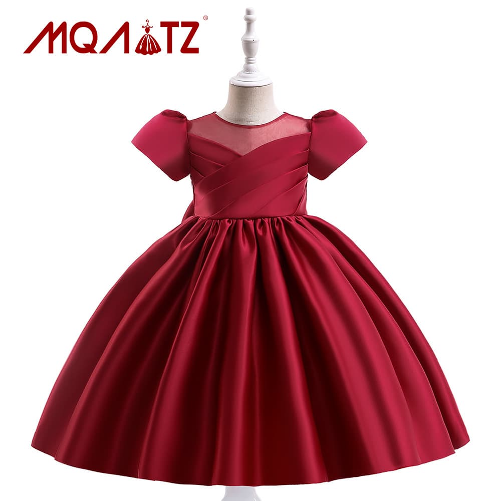 New Children's Day Host Dress for Girls, European and American Piano Performance Dress, Princess Gown for Girls