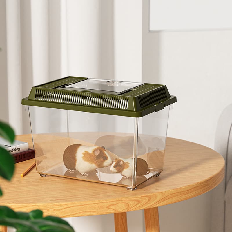 Hamster cage, basic cage for Syrian hamsters, extra large and inexpensive small house, chinchilla cage, terrarium with handle