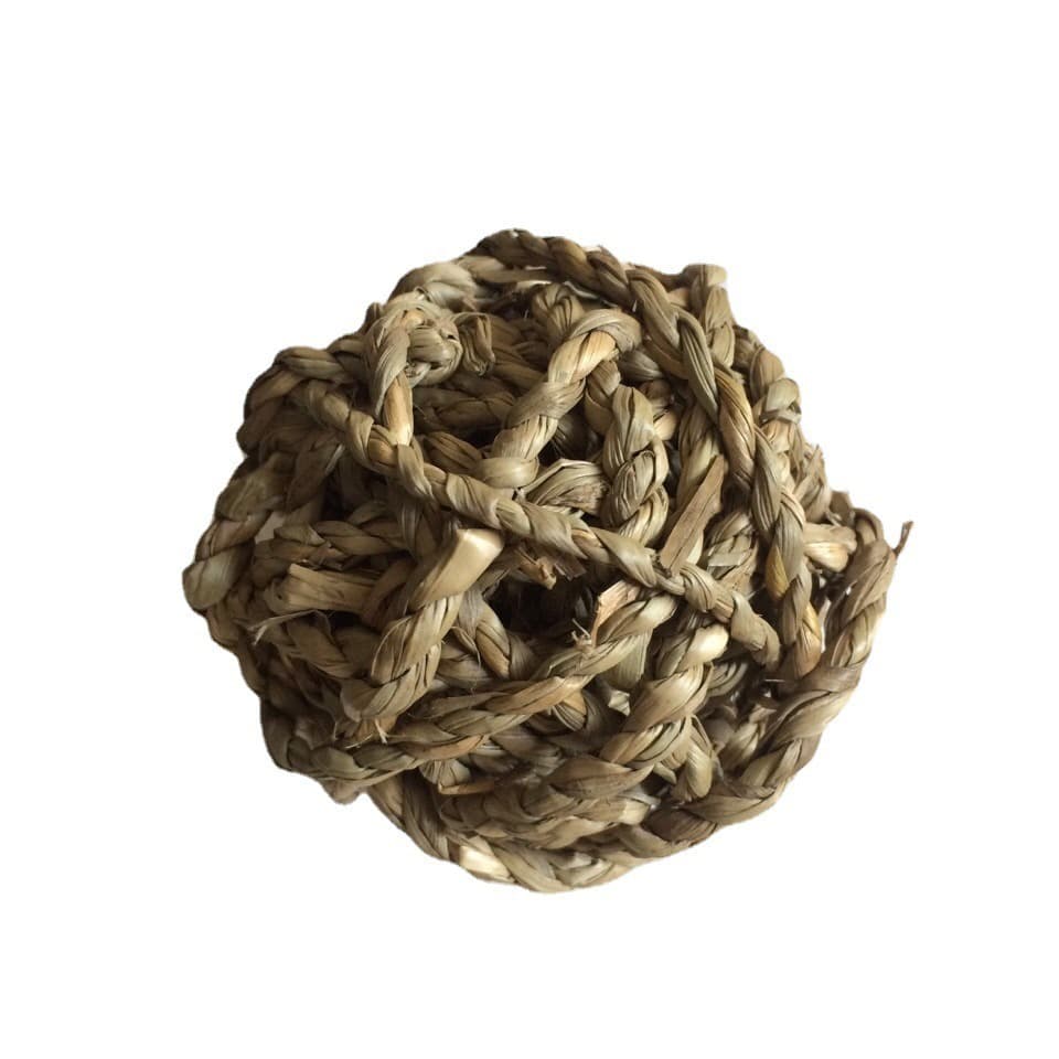 Pet Aquatic Grass Ball, Sisal Ball, Rattan Ball, Chew Toys for Hamsters, Cats, Rabbits, Parrots, Cross-border Supply