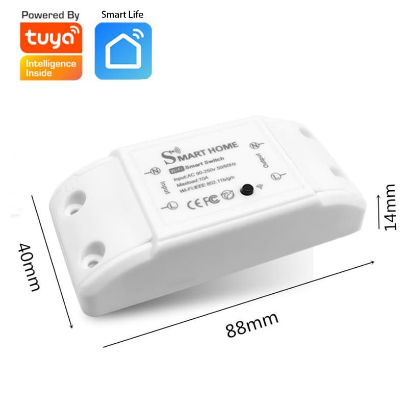 MINI switch module DIY relay 16A100-240V can be used with tuya Yiweilian APP with CE certification