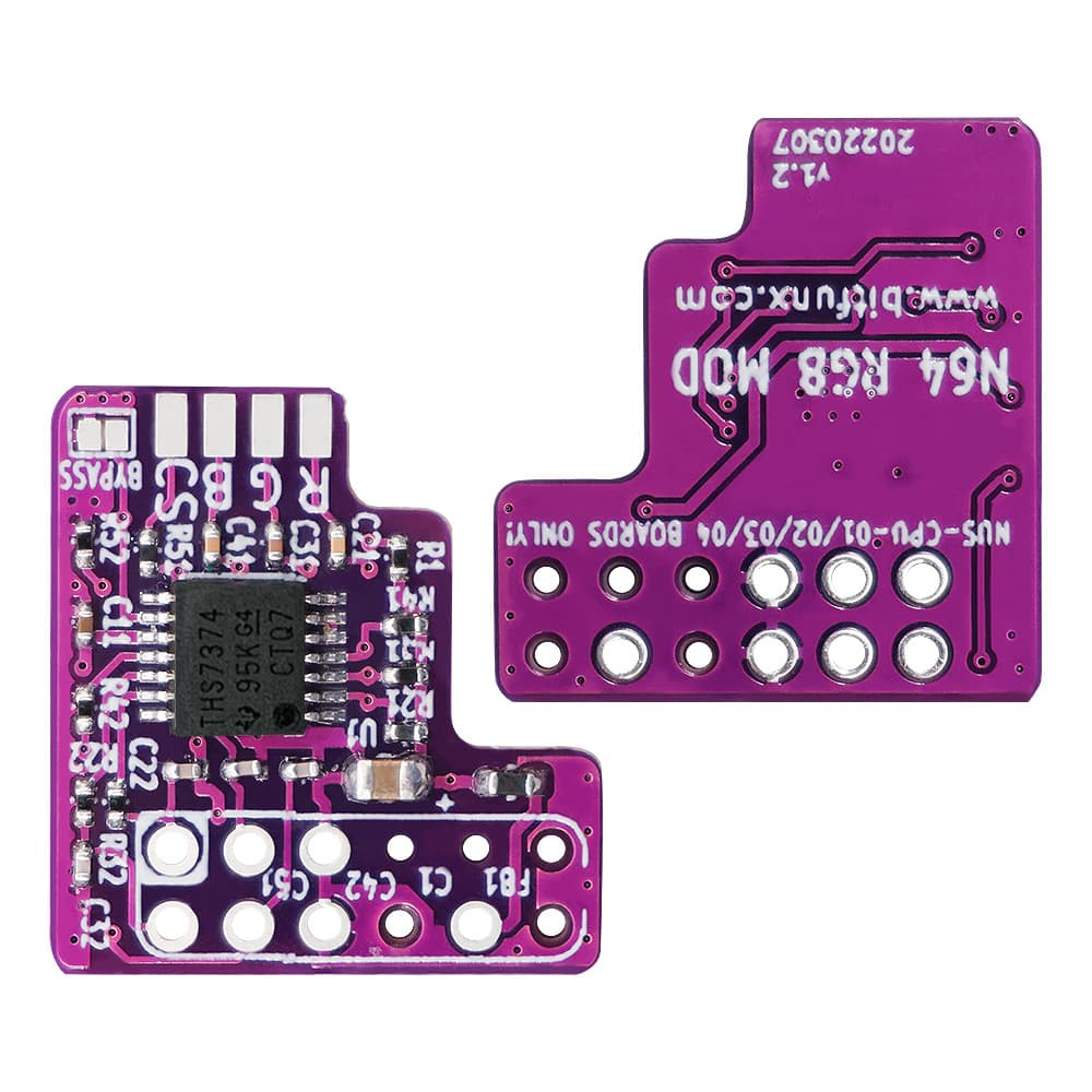 N64 NTSC Game Console RGB Module Chip N64 NTSC Modified RGB Output Module N64 RGB MOD