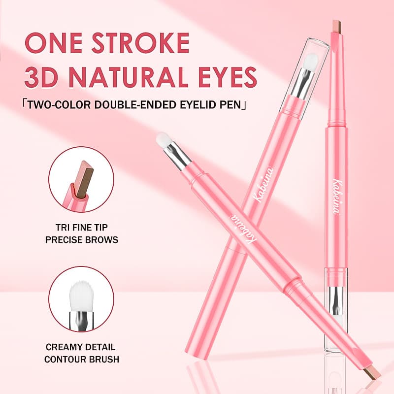 Cross-border Kabeina Under-Eye Brightening & Shadow 2-in-1 Eye Makeup Pen, Hot-Selling Export Product