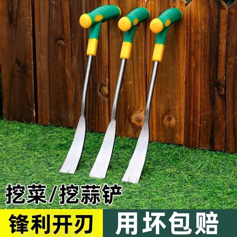 Garden Trowel for Digging Garlic, Soil, Weeding, Flower Tools, Iron Shovel for Vegetable Planting, Weeding Outdoor Shovel, Gardening Wild Vegetable Digging Tool