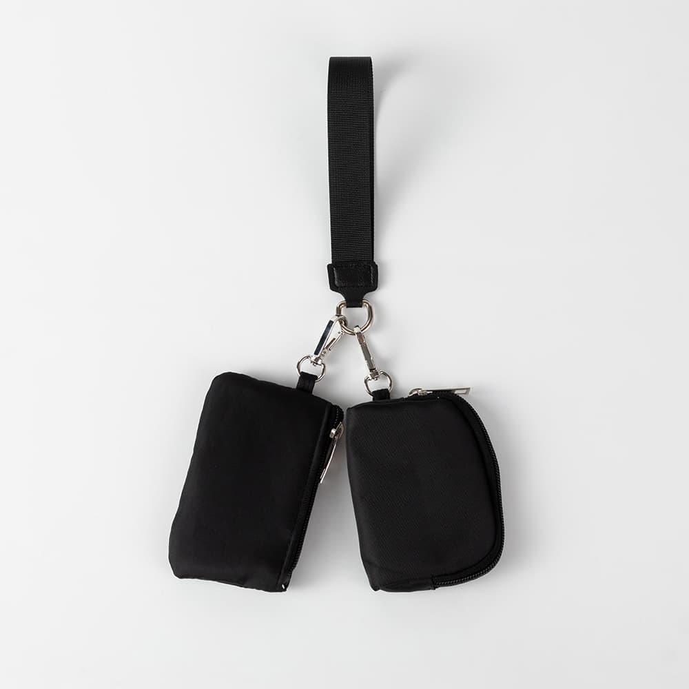 Cross-border lulu Lulu same style women's wrist bag portable simple bank card mini change storage bag key bag