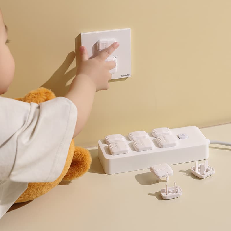 Child-proof socket cover, baby and toddler anti-electric shock socket safety plug, power plug protective cover