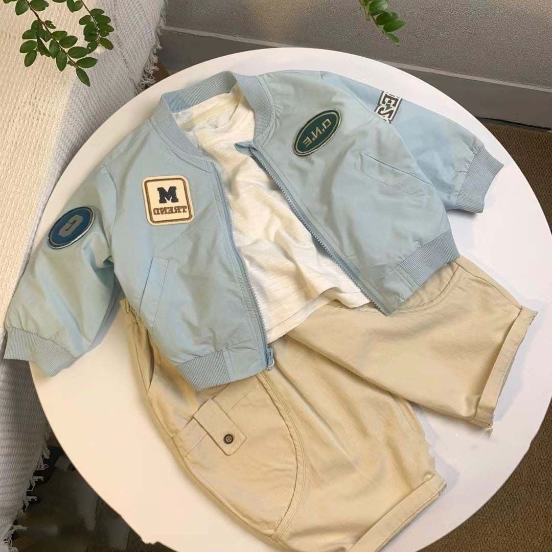 Boys' coats spring and autumn 2026 new children's Korean casual jackets for baby boys autumn handsome baseball uniforms