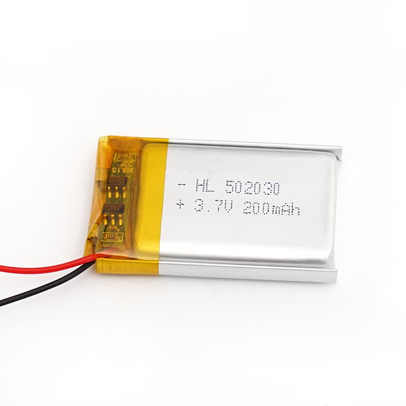 502030 Polymer Lithium Battery 200mAh Rechargeable Battery 3.7V for Beauty Device Electronic Atomizer Ear