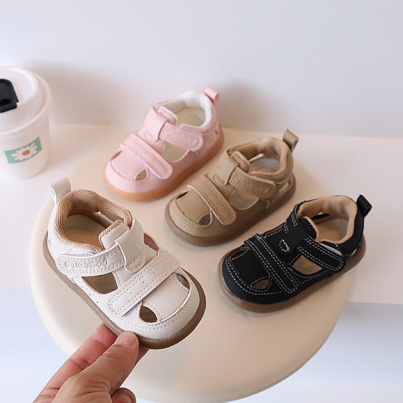 Summer New Style Baby Shoes Versatile Children's Sandals Soft Bottom Anti-kick Learning To Walk Shoes For Boys Girls