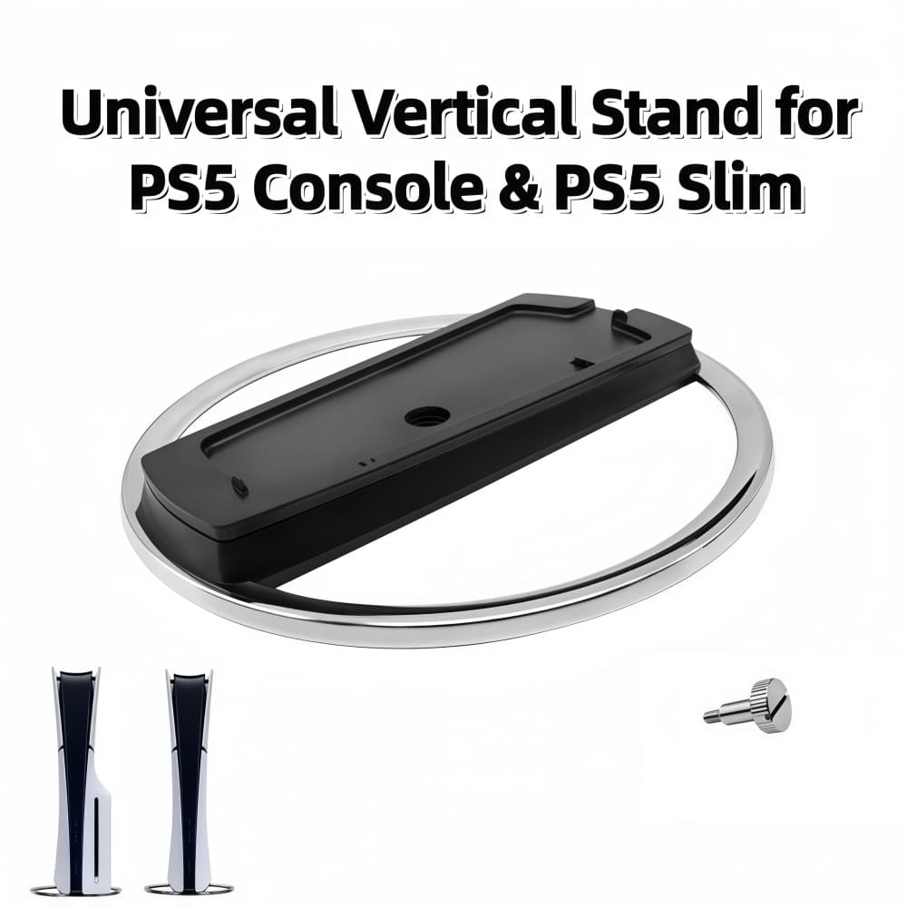 Compatible with PS5 Slim / PS5 Pro / PS5 Console Universal Vertical Stand Base Cooling Stand
