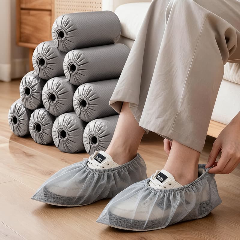 Disposable Shoe Covers for Home Use, Thickened and Durable Non-Woven Fabric, Reusable, Waterproof and Anti-Slip, Special Foot Covers for Children