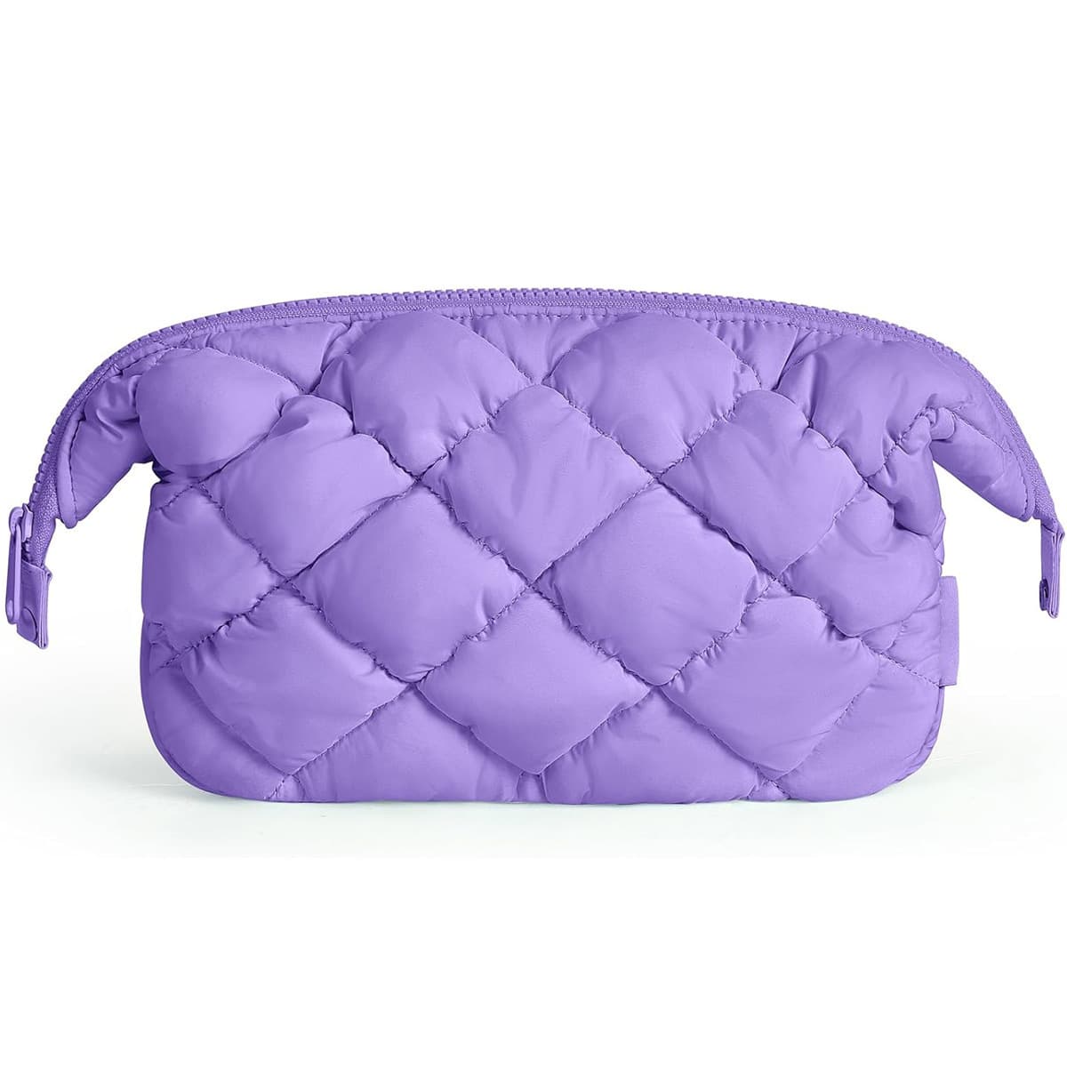 Custom Amazon New Cloud Quilted Cotton Interlayer Bag, Cosmetic Skincare Organizer, Portable Travel Toiletry Bag
