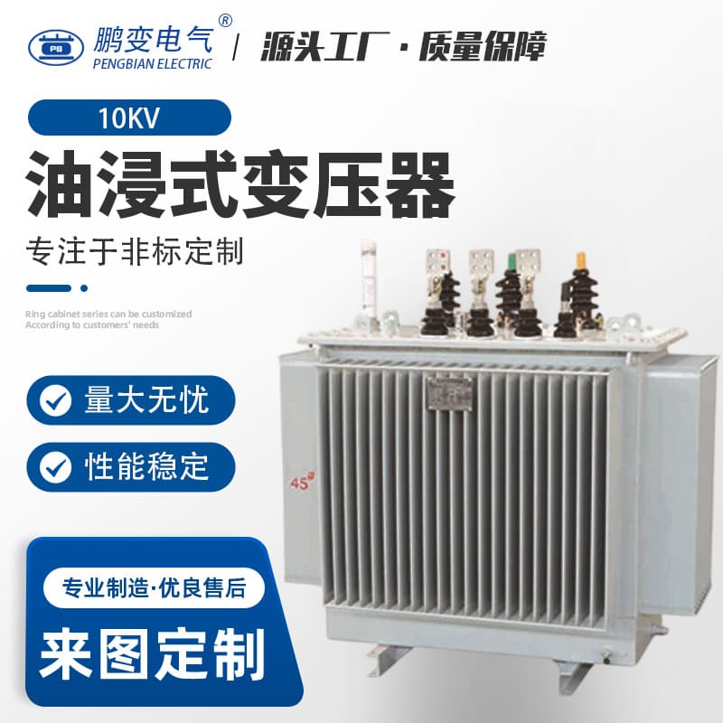 Pengbian Electric Oil-Immersed Transformer S11-M-300/10-0.4 Distribution Transformer Special Specifications Energy-Saving
