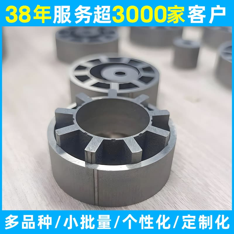 Self-bonding adhesive process, high operating frequency, large eddy current loss, stator and rotor cores