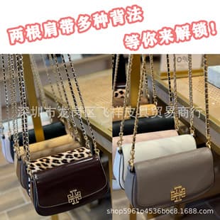 New Export Tb Baguette Underarm Bag Mini Single Shoulder Crossbody Women's Bag Britten Trendy Metal Chain Bag