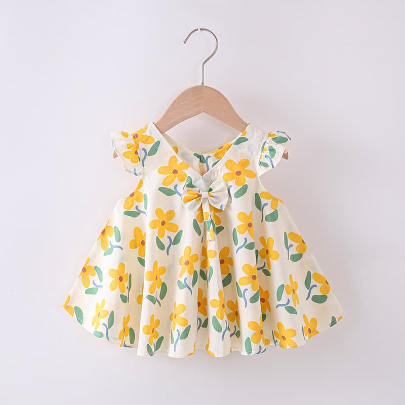 Girls Summer Dress Children Cotton Silk Baby Princess Dress One-Year-Old Baby Girl Summer Dress Drop Shipping