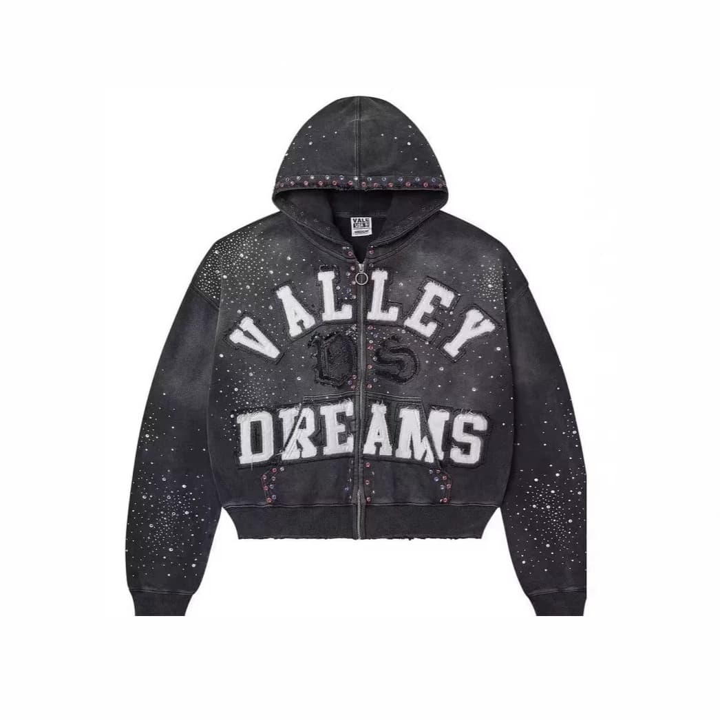 Cross-border European and American style hooded sweatshirt street fashion brand Y2K couple hoodie zipper 2026 jacket men's new style-