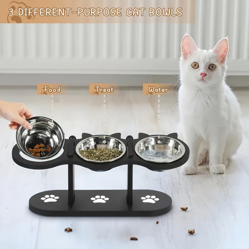 2026 New Cross-border Drop Shipping 304 Stainless Steel Cross-border Anti-Choke Cat Bowl