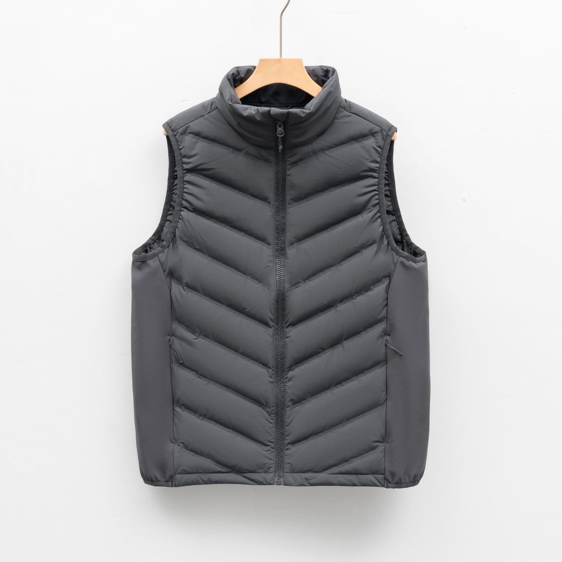Pinghu Chixin 90% Down New National Standard Men's and Women's Down Vest Stand Collar Vest Men's Down Jacket Casual Autumn and Winter Style