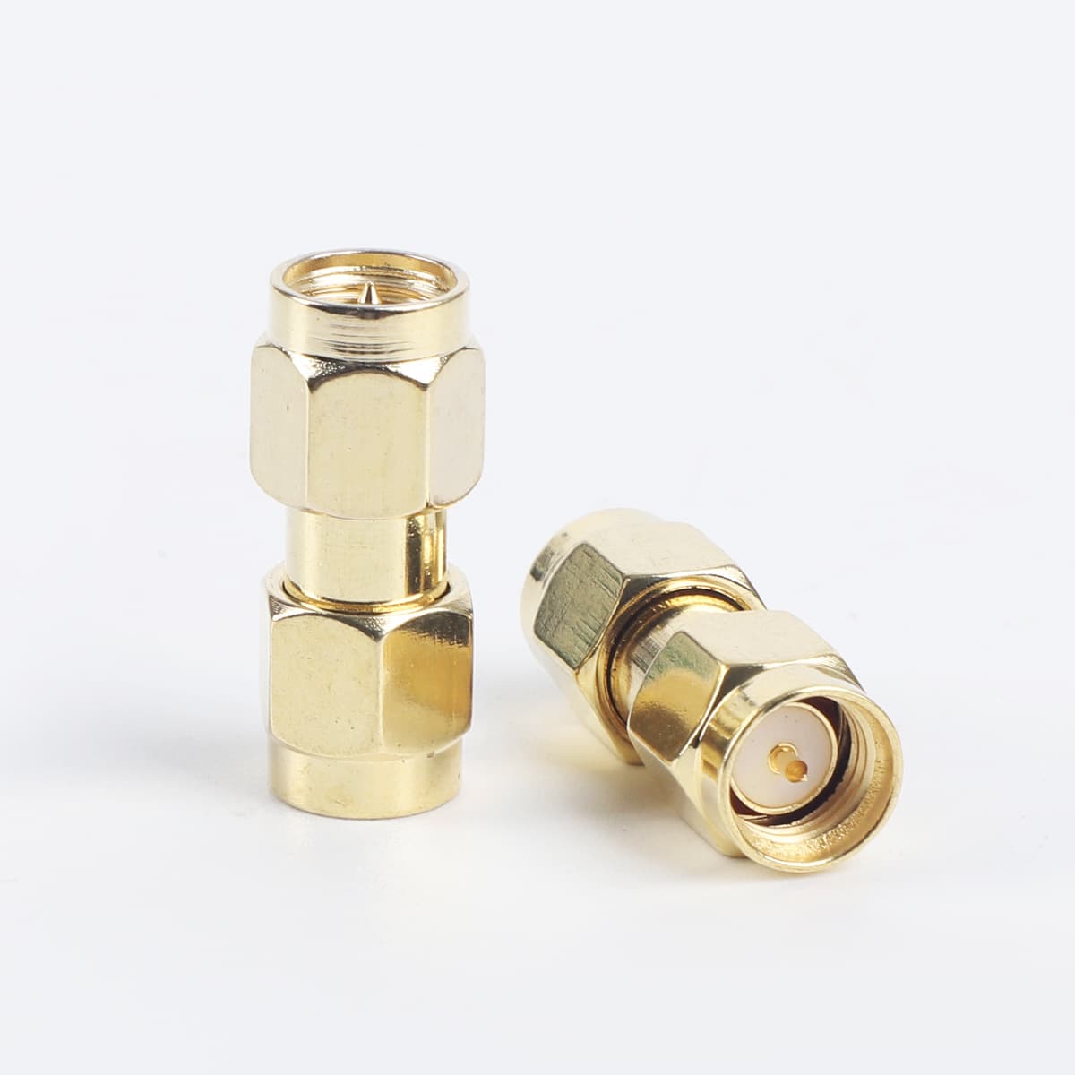 SMA-JJ RF Adapter High Frequency Direct Communication Signal SMA Male to Male Straight Adapter