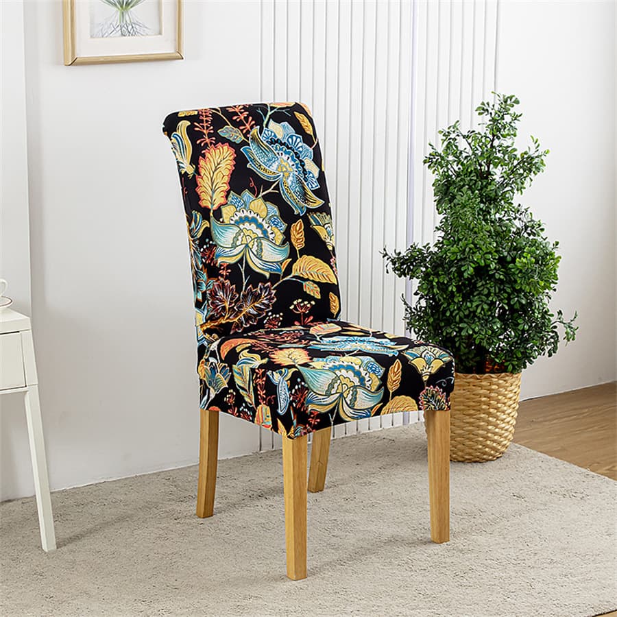 Cross-Border Chair Cover, Four-Season Universal Printed Stretch Chair Cover, Home Hotel European and American Style, Amazon Chair Cover