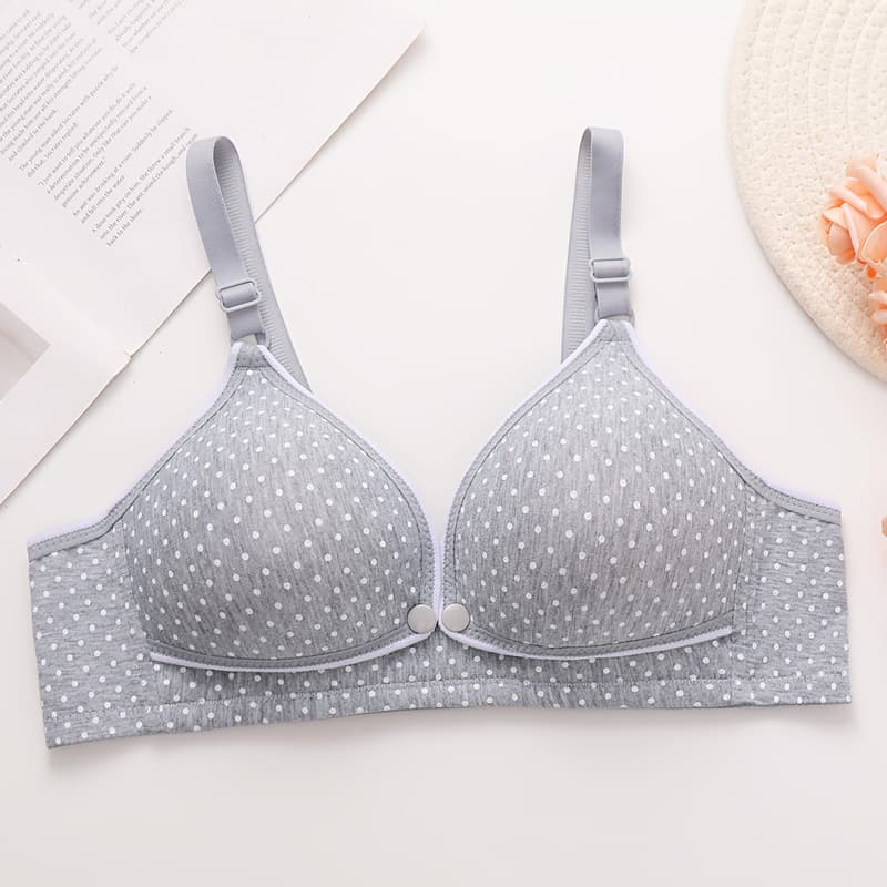 Cross-Border New Style Maternity Nursing Bra Women Thin Lift Anti-Sagging Pregnancy Postpartum Nursing Opening Bra