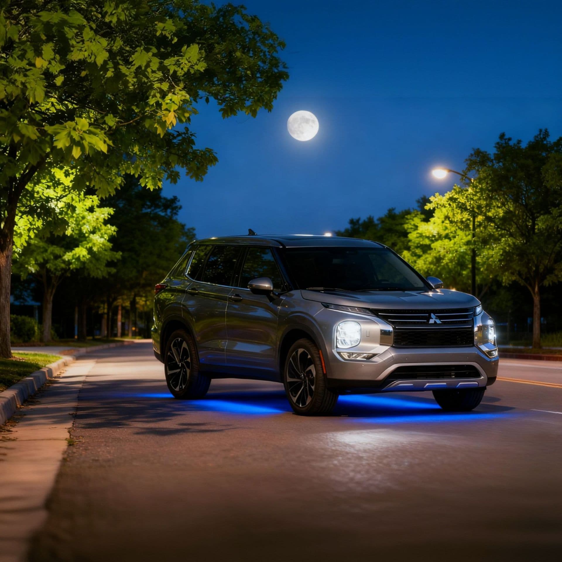Suitable for Mitsubishi Outlander EVO Pajero chassis atmosphere lights modified lights car bottom decoration voice-activated flash lights