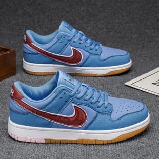 AJ Men's Bubblegum Dunk Sneakers, Sports Shoes for Couples, Students, Squeaky, Breathable, Anti-Slip Board Shoes
