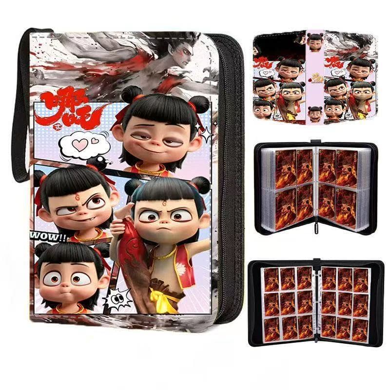 Loose-leaf card book Nezha Storage Book Peripheral Demon Boy Naohai Collection Card Four-Gong Grid Portable Game Card Book Card Package
