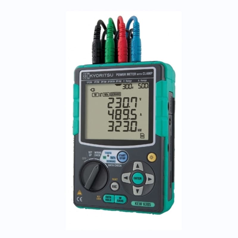 Kyoritsu 6305-00 Power Quality Analyzer KEW