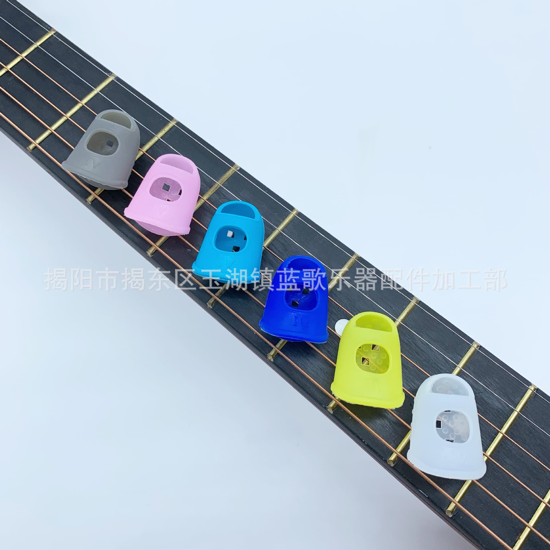 Guitar Silicone Finger Protector, Anti-Pain Finger Sleeve for Beginners, Guitar Accessories