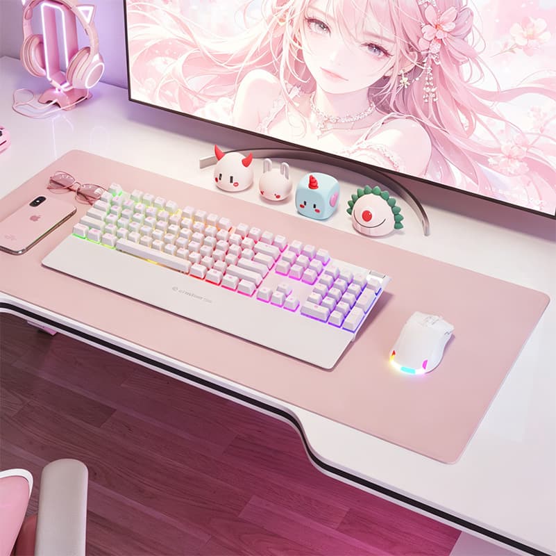Large Computer Desk Mat, Extra Large Mouse Pad, Office Keyboard Desk Pad, Dormitory Study Writing Desk Mat, Table Cloth
