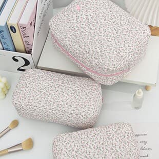 Large-Capacity Floral Makeup Bag, Cross-Border Supply Travel Toiletry Bag, Factory Wholesale Portable Handheld Storage Bag