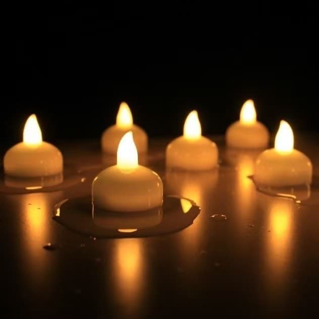 LED Electronic Candle Floating Candle Water-Activated Waterproof Tea Light Candle