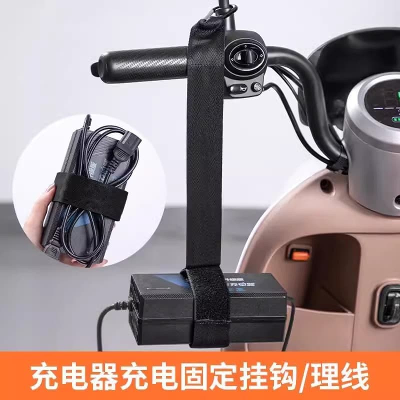Electric vehicle charger storage hook, convenient universal battery vehicle fixed adhesive hook, anti-slip socket cord management, strong hold