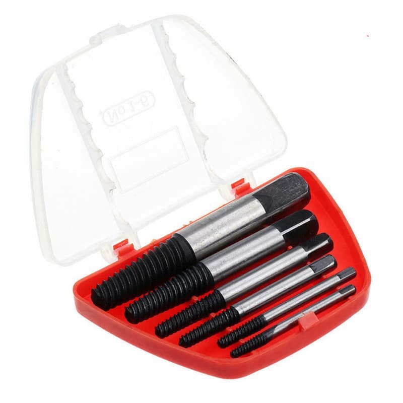 4-point and 6-point faucet, angle valve, water pipe broken screw extractor, wholesale 5/6/8 piece set broken screw extractor.