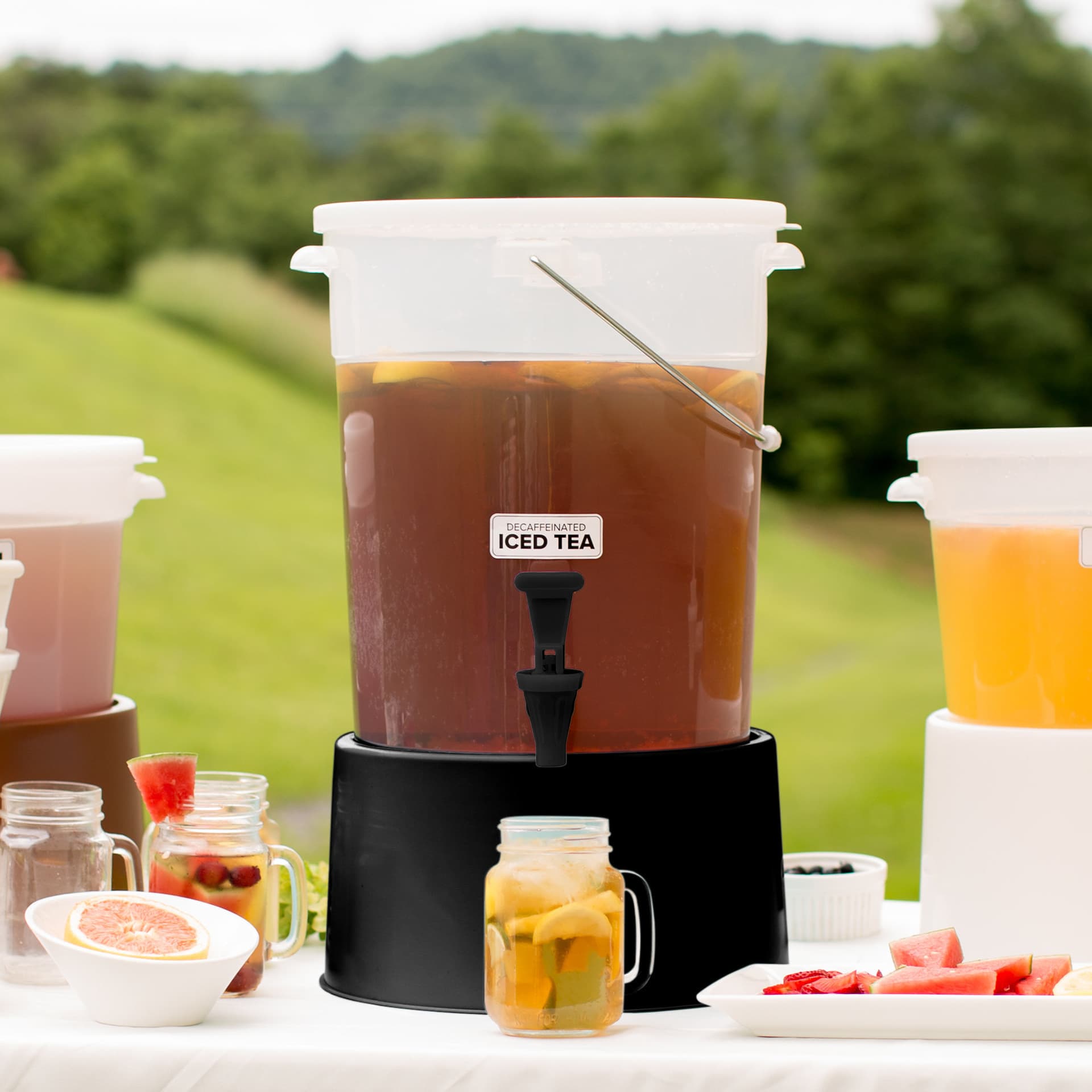 22L Portable Outdoor Juicer/Cold Drink Maker/Beverage Holder/Buffet/Coffee Juicer/Container Storage