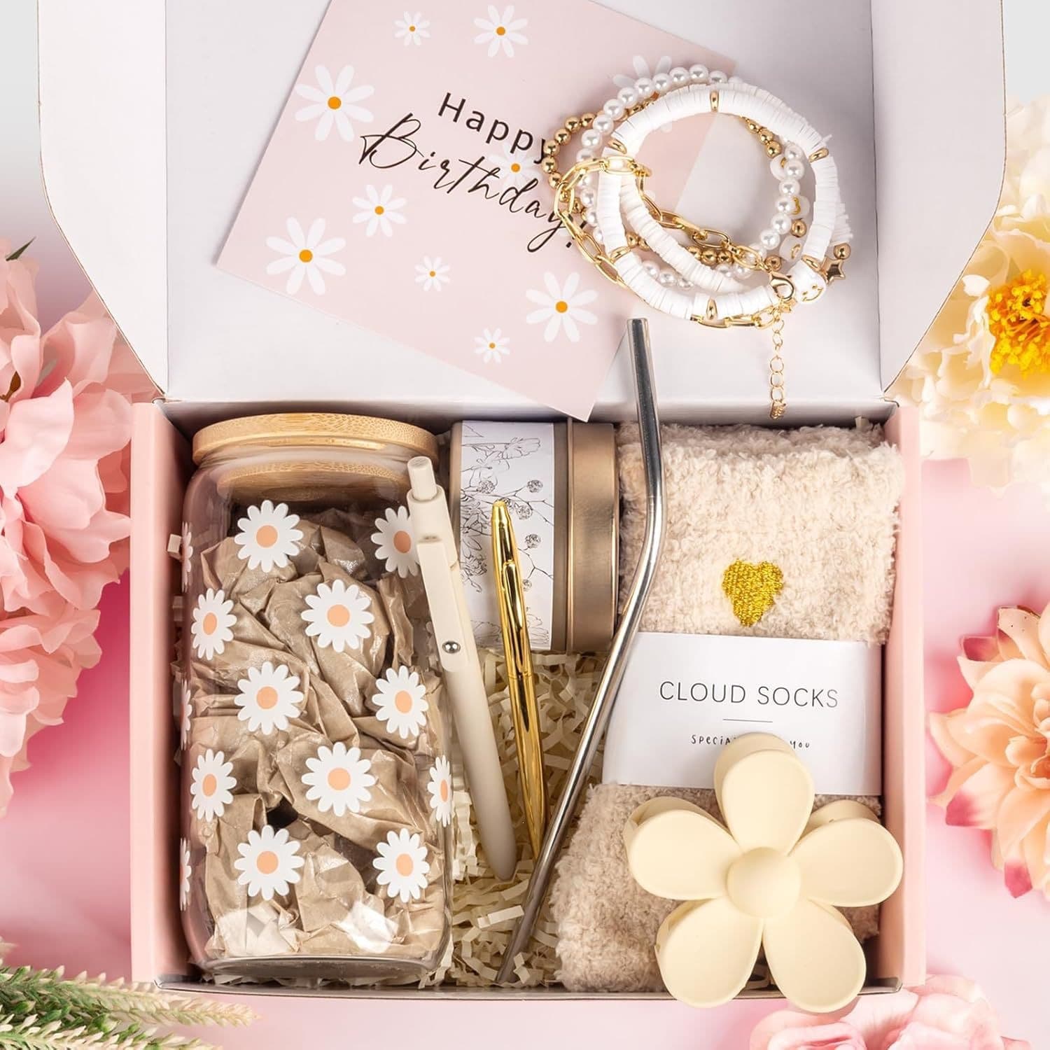 Valentine's Day Gift Scented Candle Gift Set for Bedroom, Women's Fragrance, Niche Premium Birthday Gift, Romantic Souvenir Box