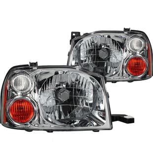 Headlight Headlamp for 2001-2004 Nissan Paladin NP300 D22 Black