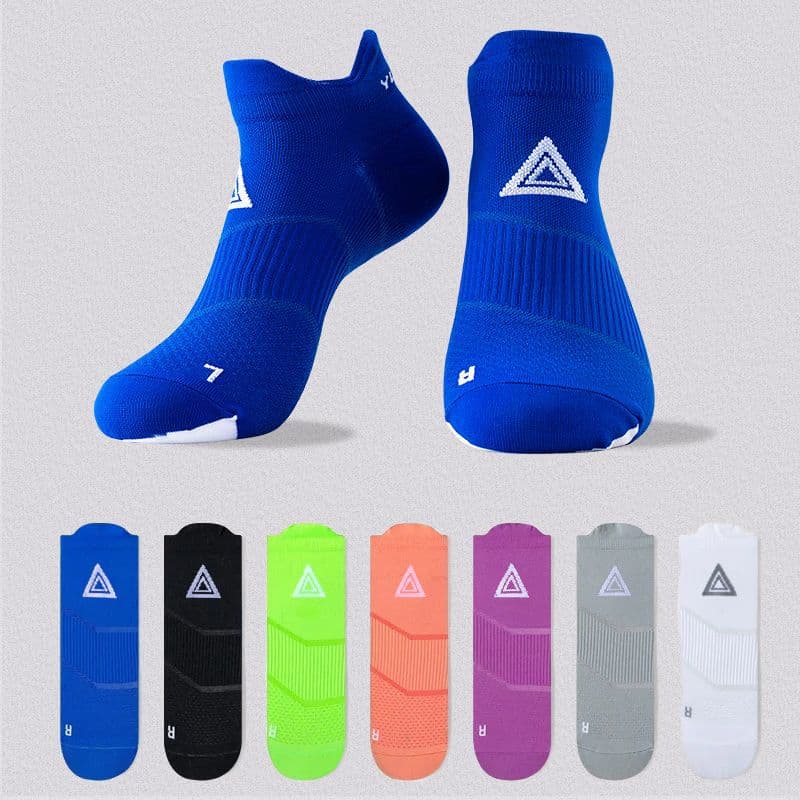 Professional Sports Socks for Men and Women, Quick-Dry Running Socks, Wear-Resistant, Odor-Proof, Anti-Slip, Marathon Couple Short Socks, Quick-Dry Boat Socks