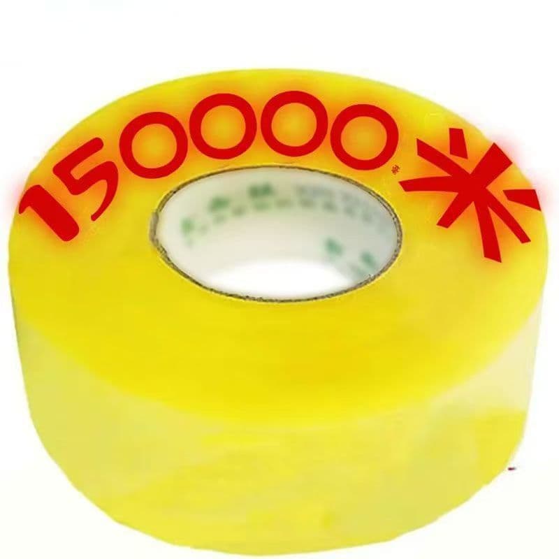 Transparent tape full large rolls whole case automatic express packing Chaohong small rolls super strong adhesion