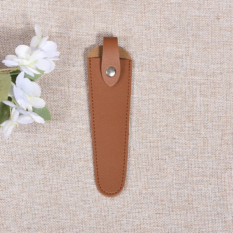 Thickened Leather Scissors Protective Case Barber Salon Toni Storage Case Home Sewing Scissors Leather Sheath Thinning Scissors Case