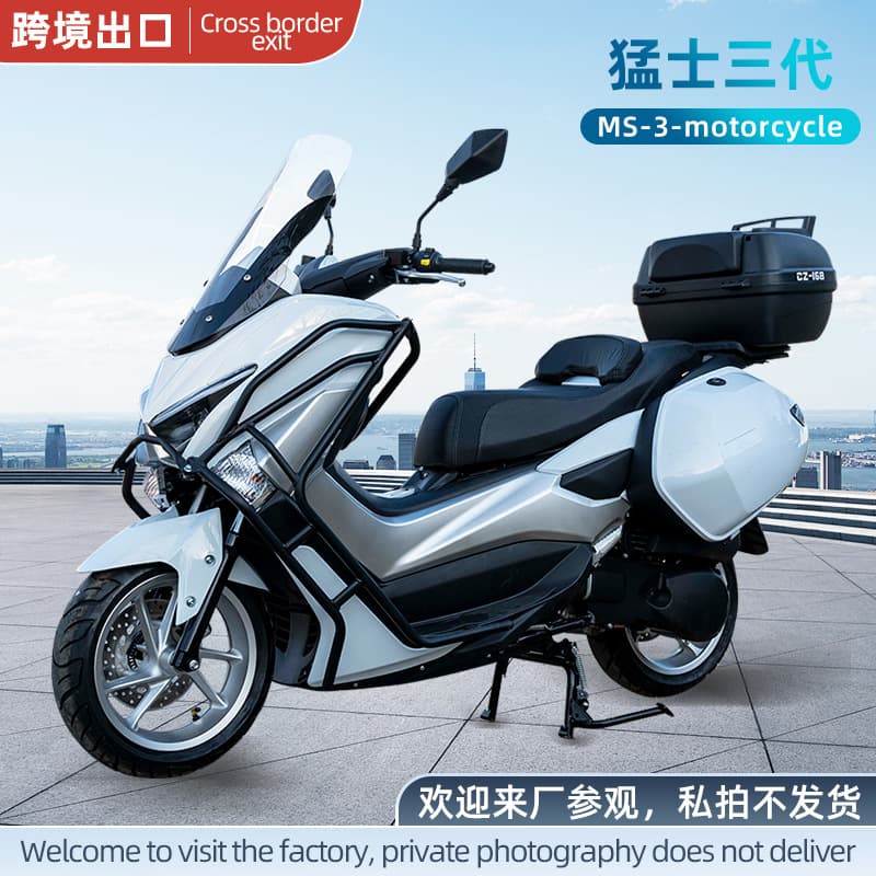 Warrior 3Rd Generation Adult Off-Road Gasoline Scooter Motorcycle Large Pedal Bike