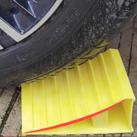 Wheel Chocks Plastic Wheel Blocks Factory Direct Supply Yellow/Blue/Black
