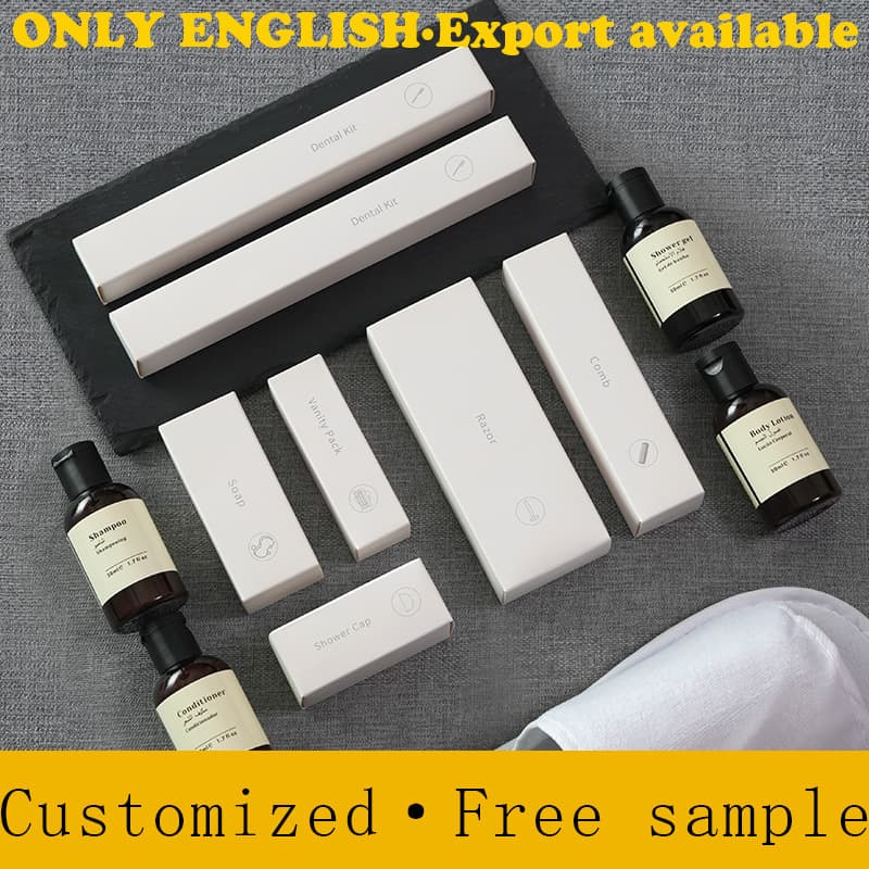 Pure English hotel disposable items in stock hotel toothbrush