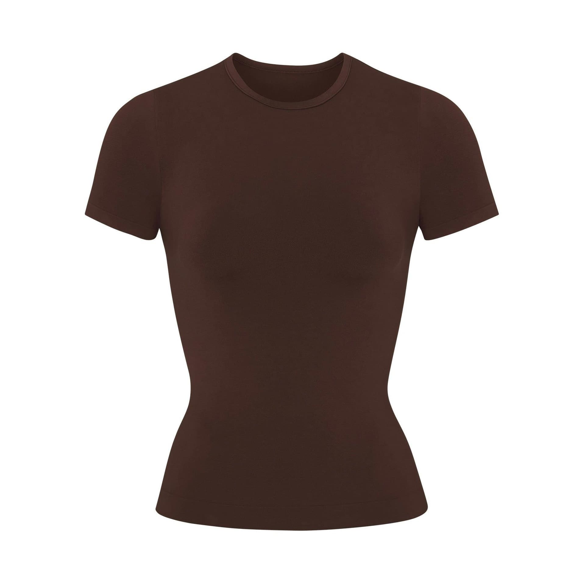 Korean-style Yellow Mock Neck Short Sleeve T-Shirt for Women, 2025 New Fitted Slim Versatile Stretchy Top