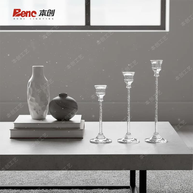 Acrylic Candle Holder for Home, B&B, Hotel, Restaurant, Wedding Party Atmosphere Decorative Candle Stand
