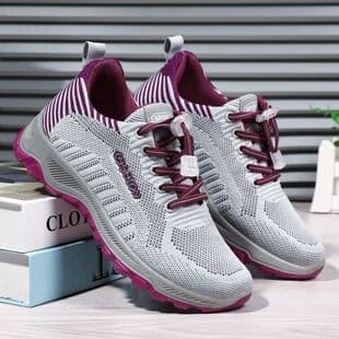 Couple Shoes Casual Shoes Breathable Dry Men's Shoes Spring Middle-aged and Elderly Walking Shoes Lightweight Comfortable Sports Shoes